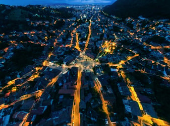 aerial-drone-view-brasov-night-romania
